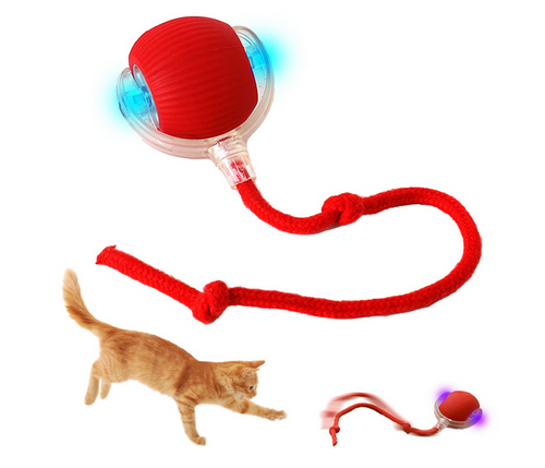 Chewie Smart Rolling Ball – USB Rechargeable Interactive Toy for Cats & Dogs