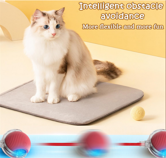 Chewie Smart Rolling Ball – USB Rechargeable Interactive Toy for Cats & Dogs