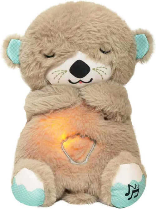 Breathing Teddy – Soothing Plush Toy with Music & Lights for Newborns