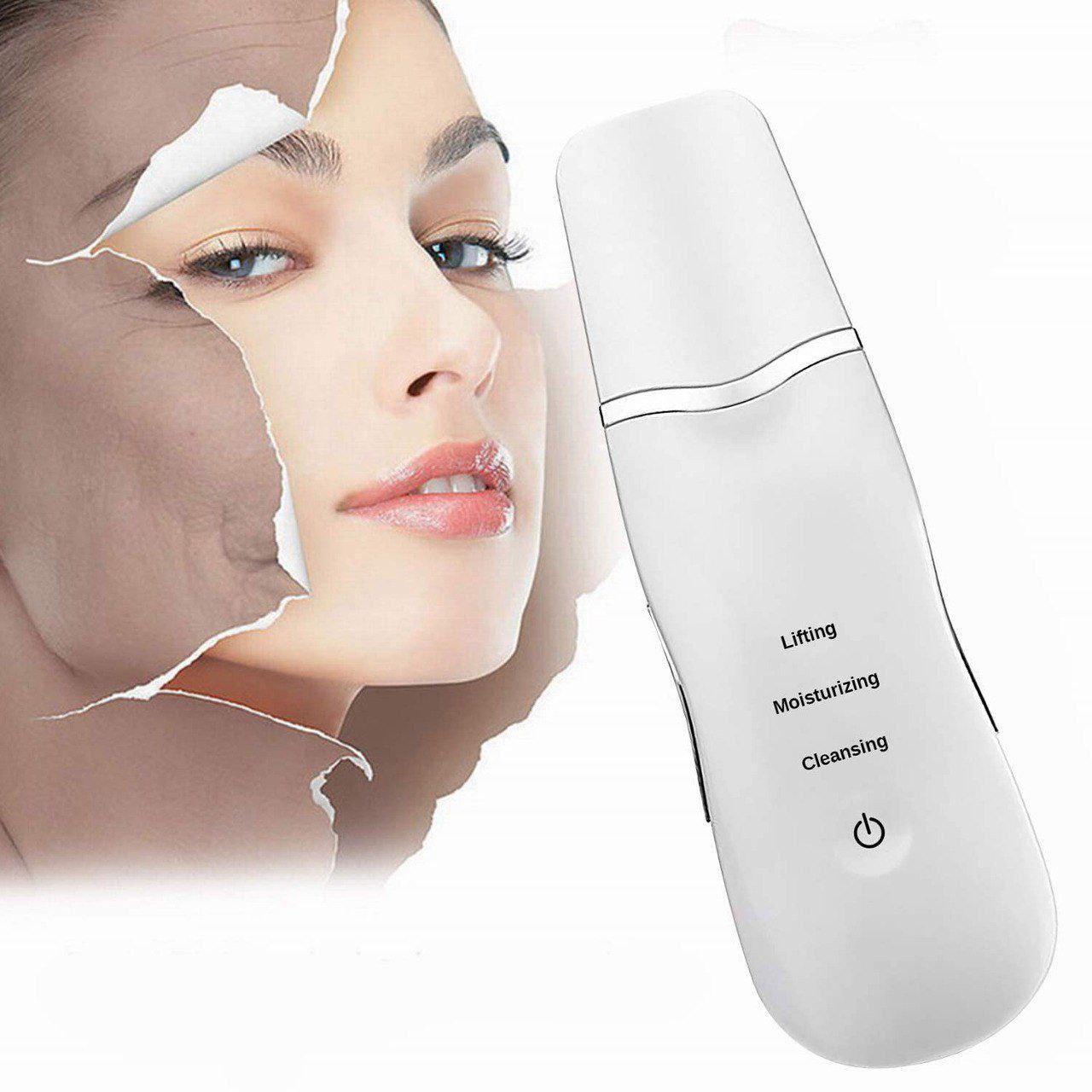 Ultrasonic Skin Scrubber – Deep Cleansing & Blackhead Remover