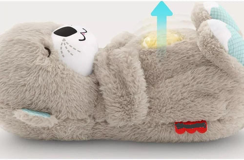 Breathing Teddy – Soothing Plush Toy with Music & Lights for Newborns